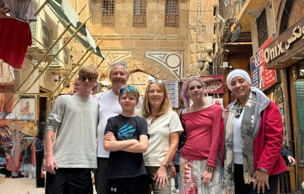 Family in Old Cairo with local Guide.