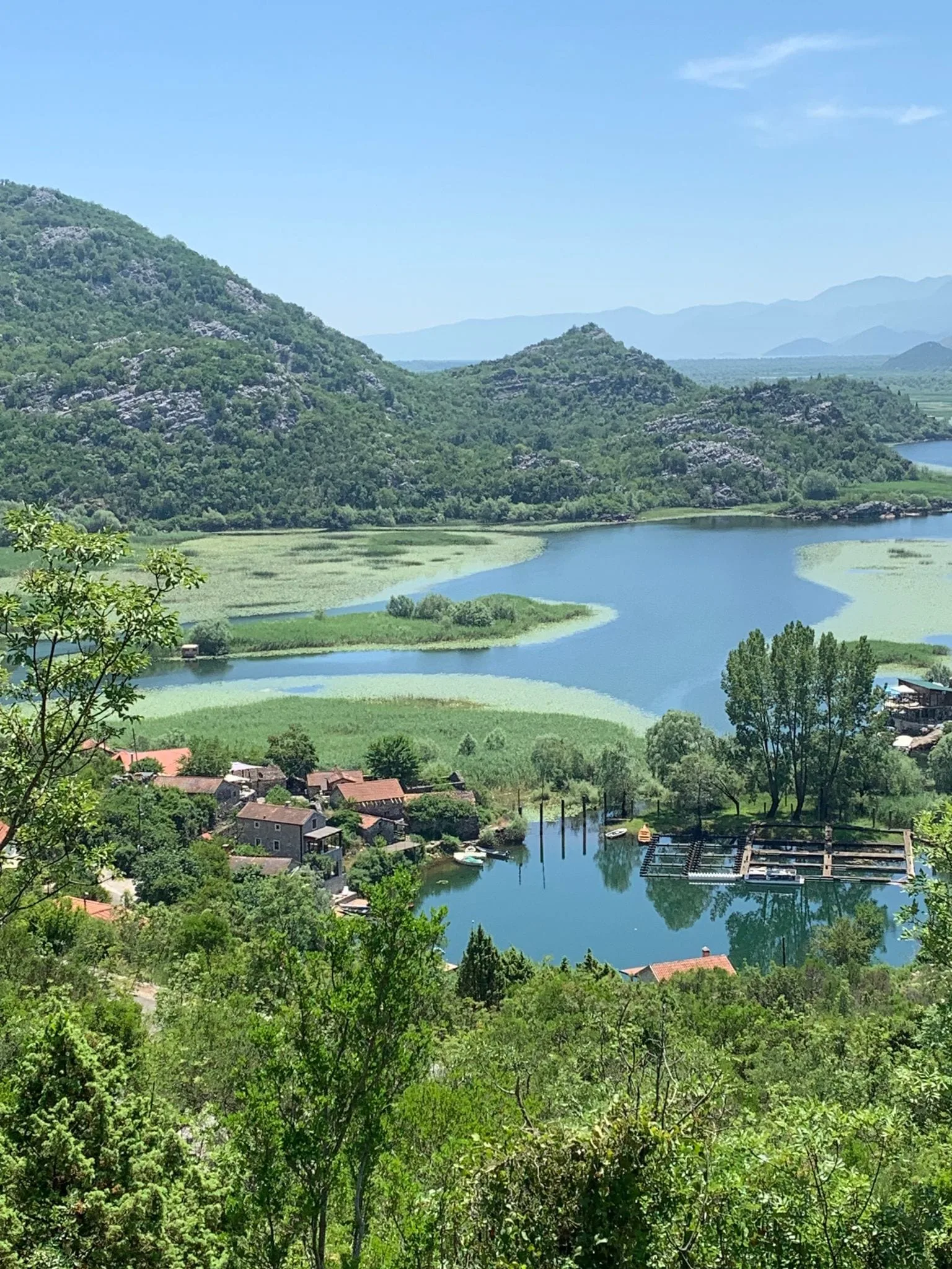 Albania Montenegro border landscape