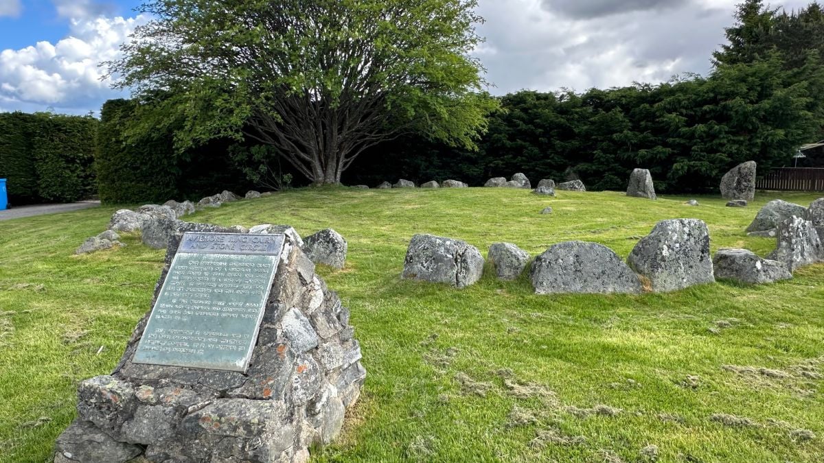 Ancient stone circle near Aviemore in the Cairngorms National Park
