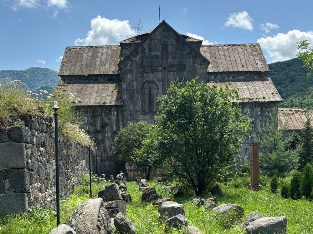 Armenian stone church architecture on a 10-hour tour of Northern Armenia