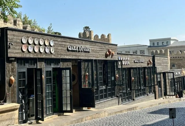 Baku traditional restaurant