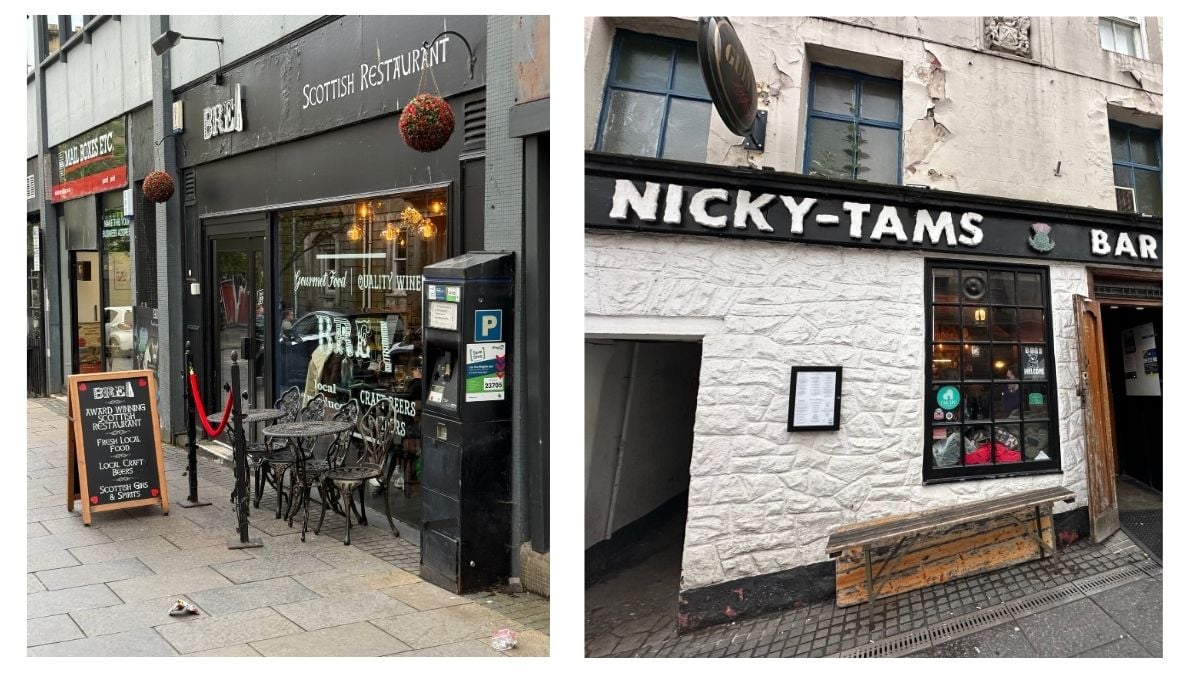 Brea restaurant and Nicky Tam's in Stirling city centre — voted in the world's top 10% of restaurants