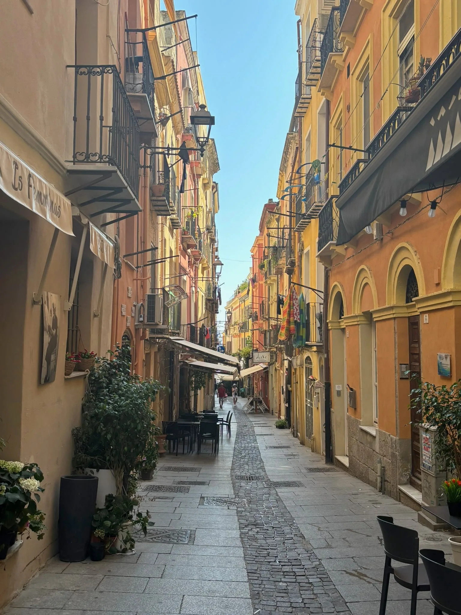 Cagliari Sardinia old town street