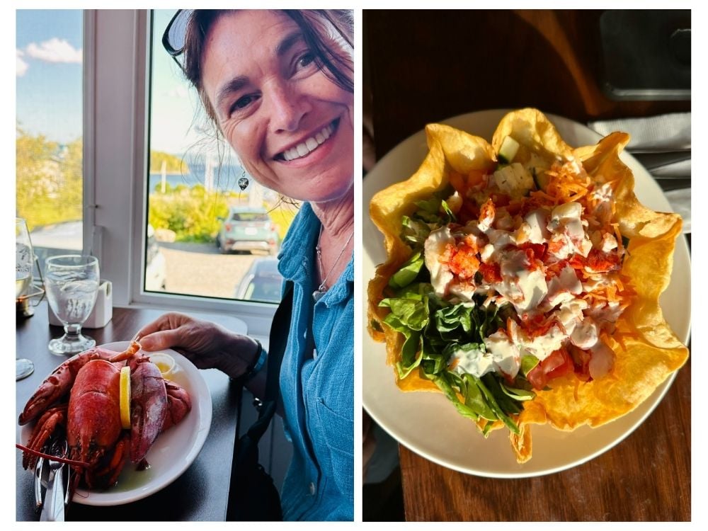 Fresh Cape Breton seafood dining with ocean views