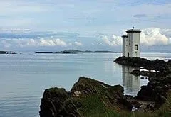 View from the shore of Islay Scotland