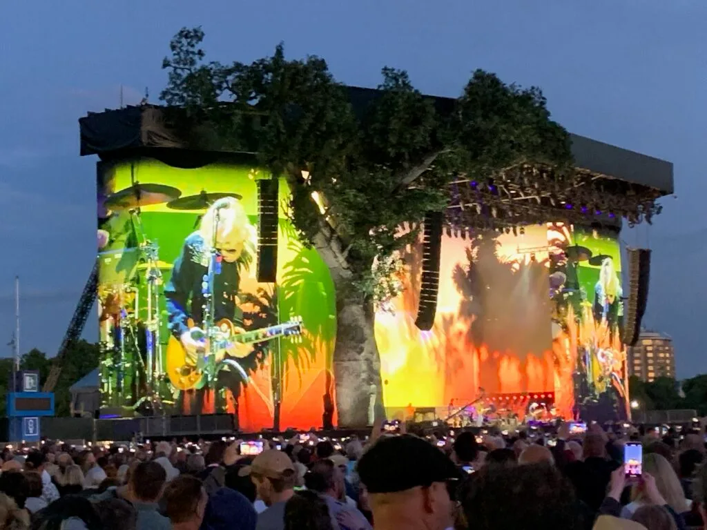 Concert stage in Hyde Park