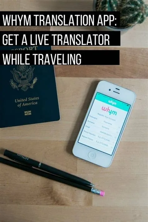 A phone showing a translation App