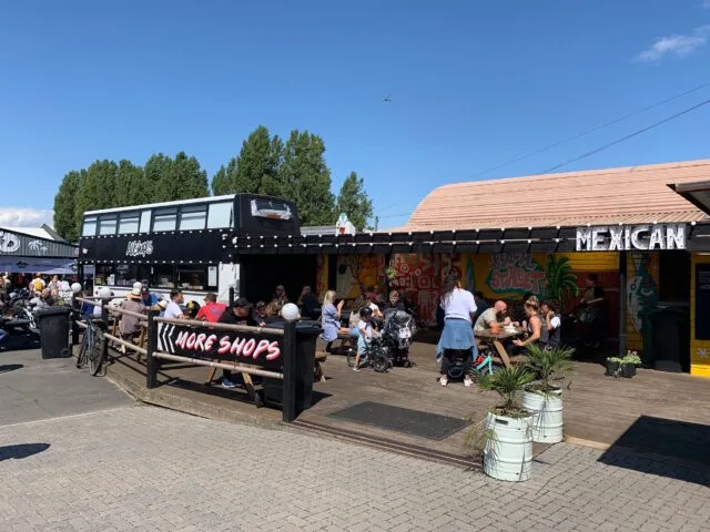 Cafes on the beachfront