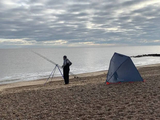 Fishing on the Beach
