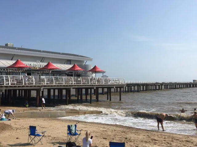 Felixstowe Pier and beach