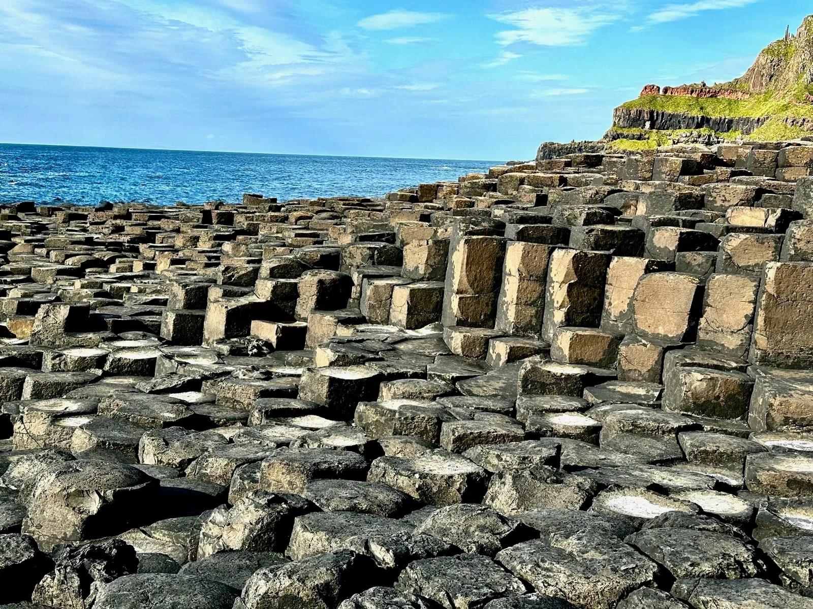 Giants Causeway basalt columns