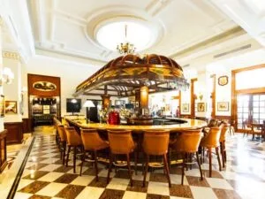 Bar of a hotel in Delhi India