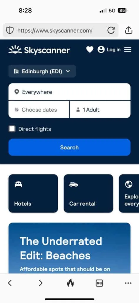 Skyscanner App