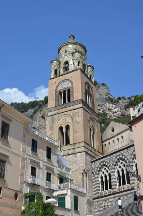 A church on the Amalfi Coast in Italy