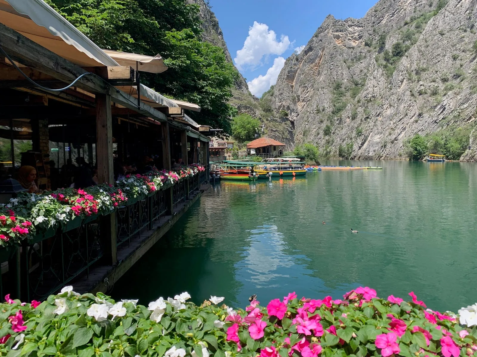 Matka lake Skopje North Macedonia