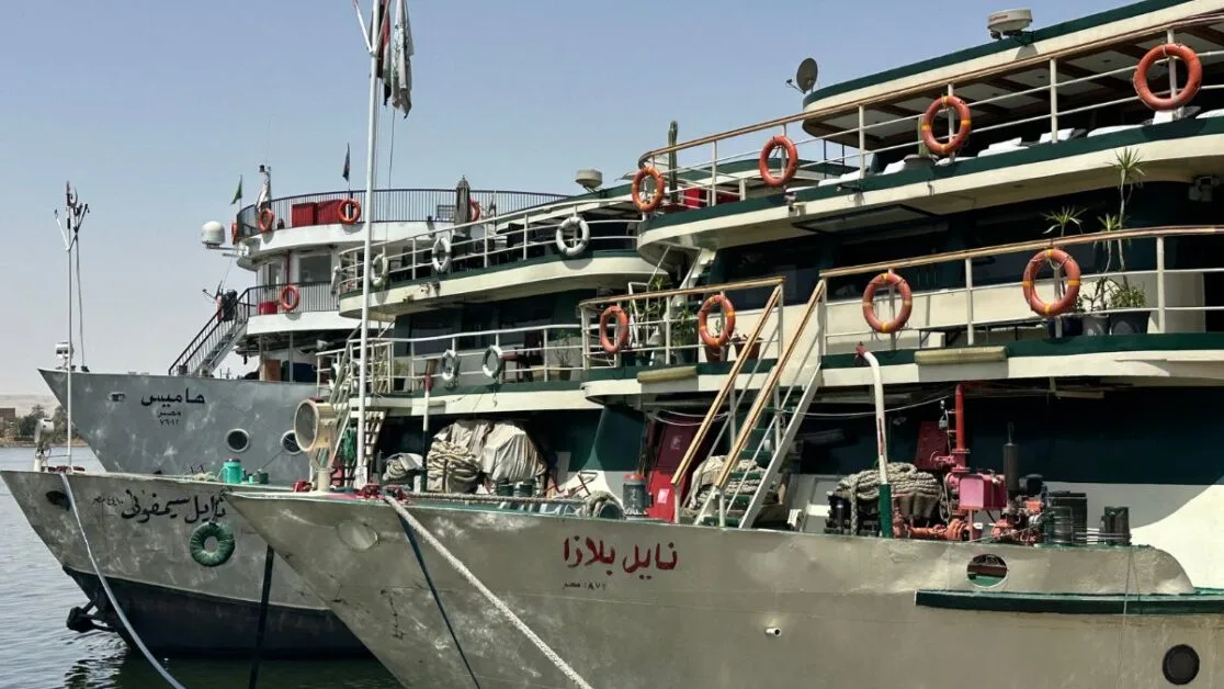 Nile-River-Cruise-Boats-Docked