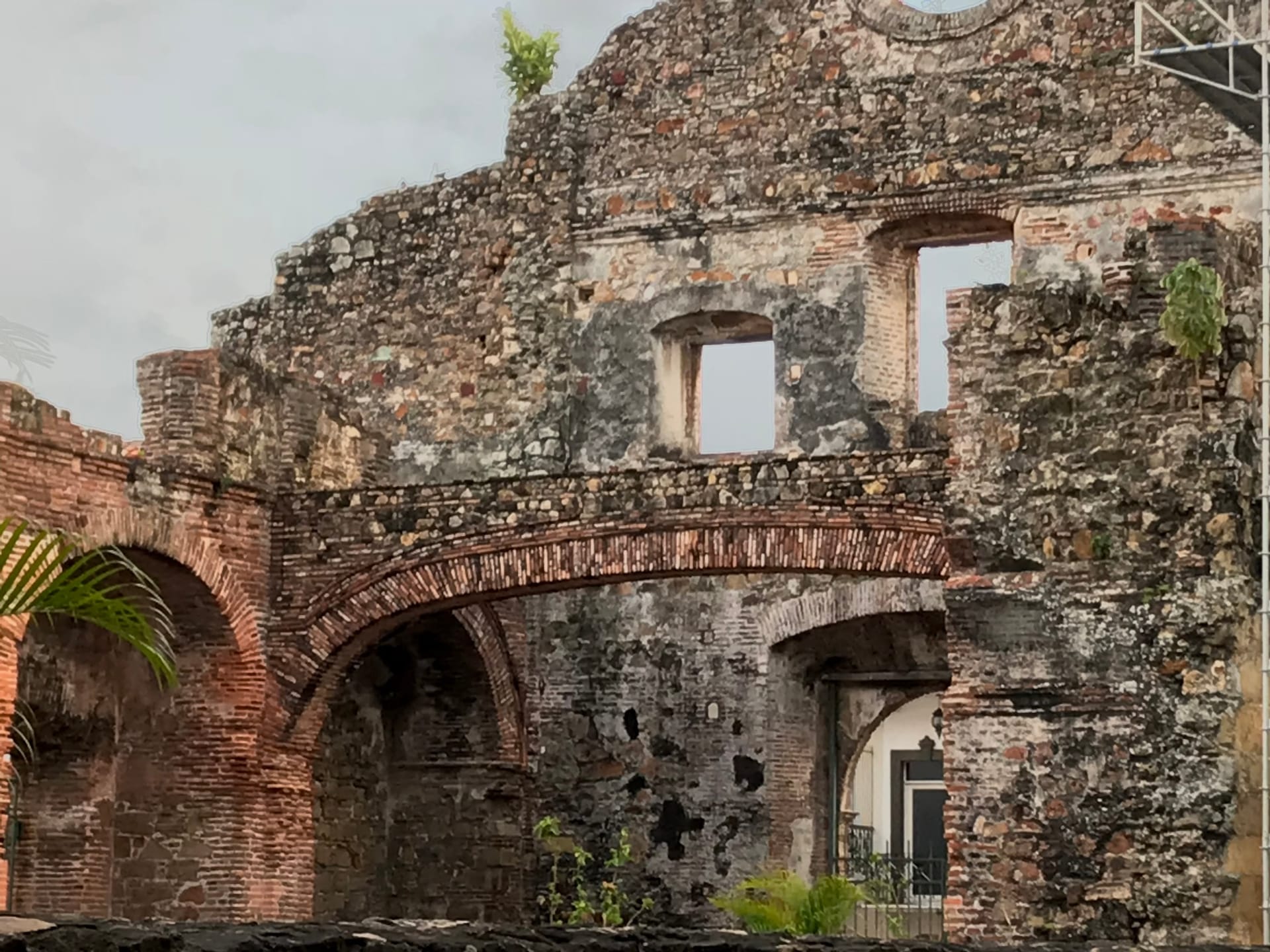 Old stone ruins arches