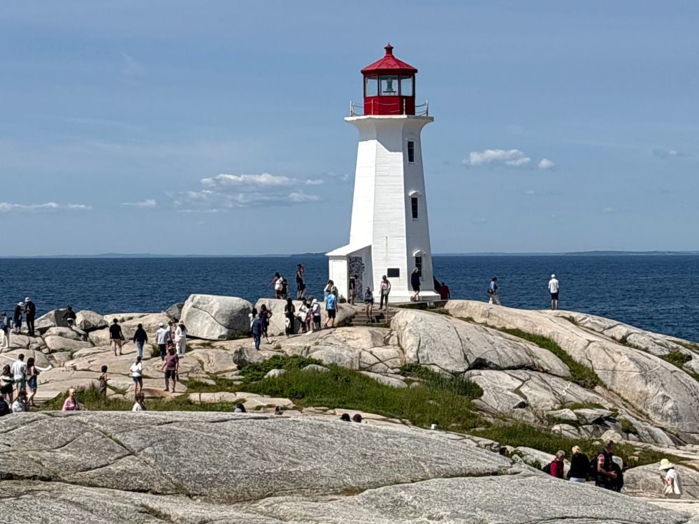 Peggy's Point Lighthouse at Peggy's Cove, Nova Scotia
