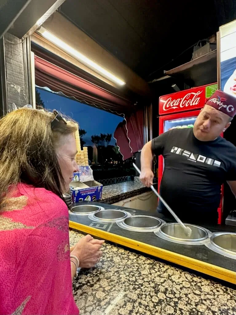 Ice cream seller