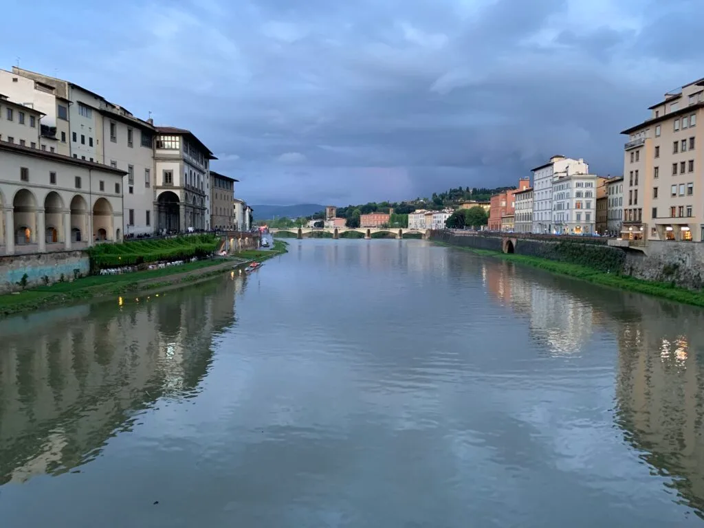 River flowing through Florence.