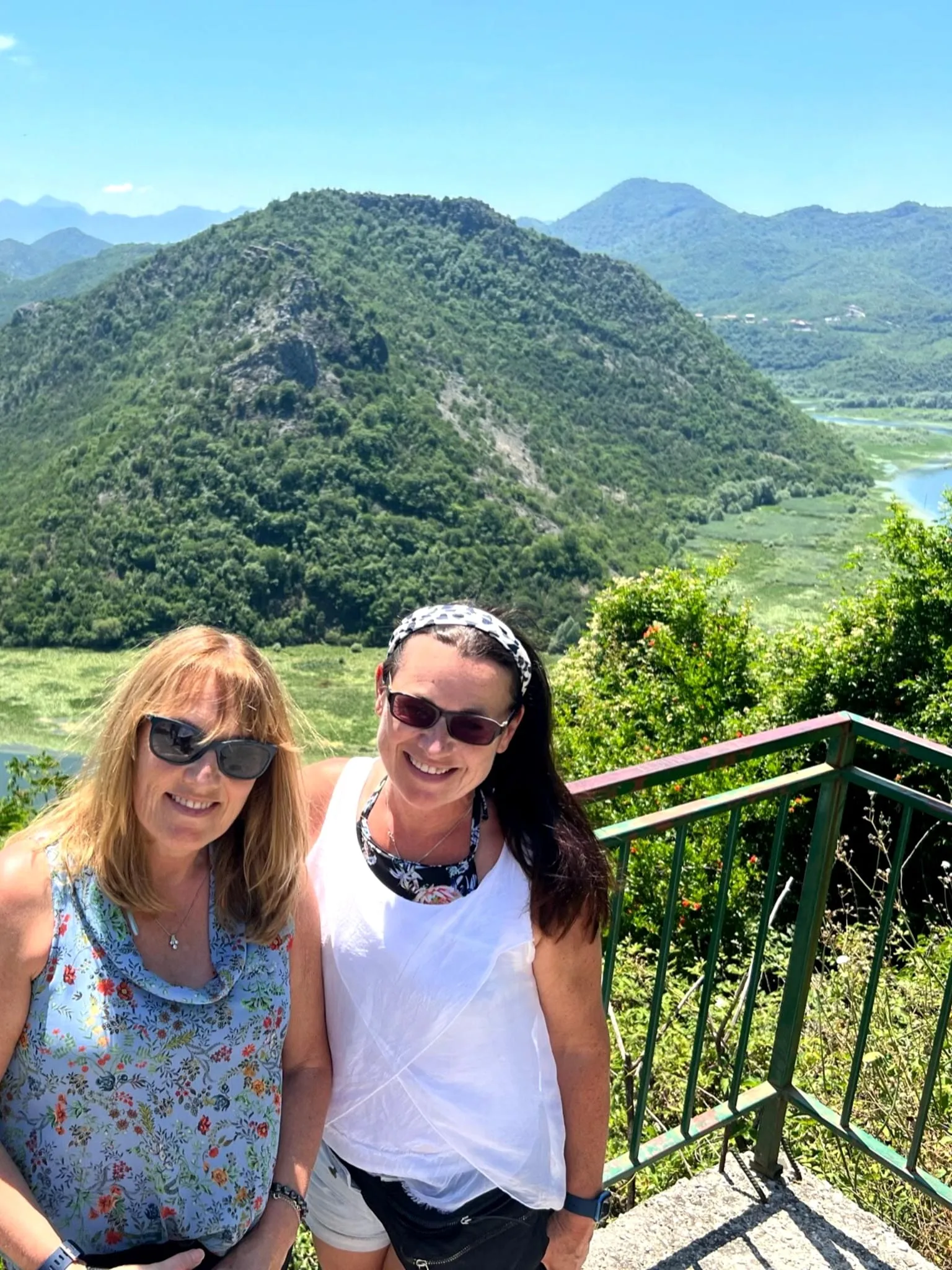 Ruth and Judith on their travels