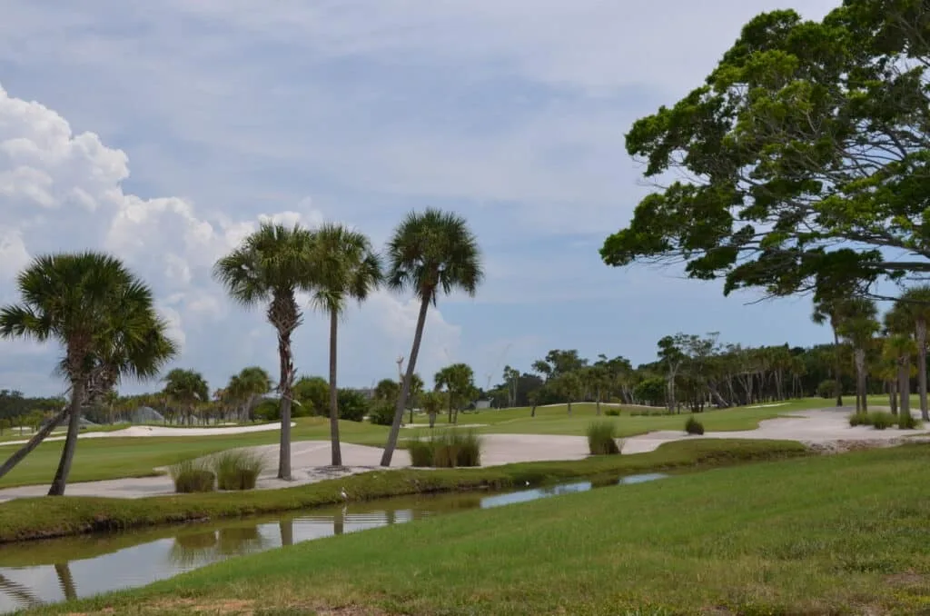 Golf Course on the island of Long Boat Key near Sarasota