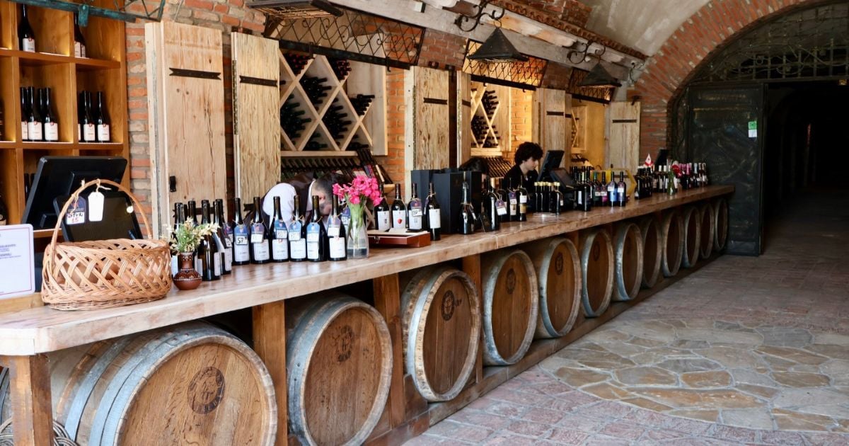soviet cave winery tasting room