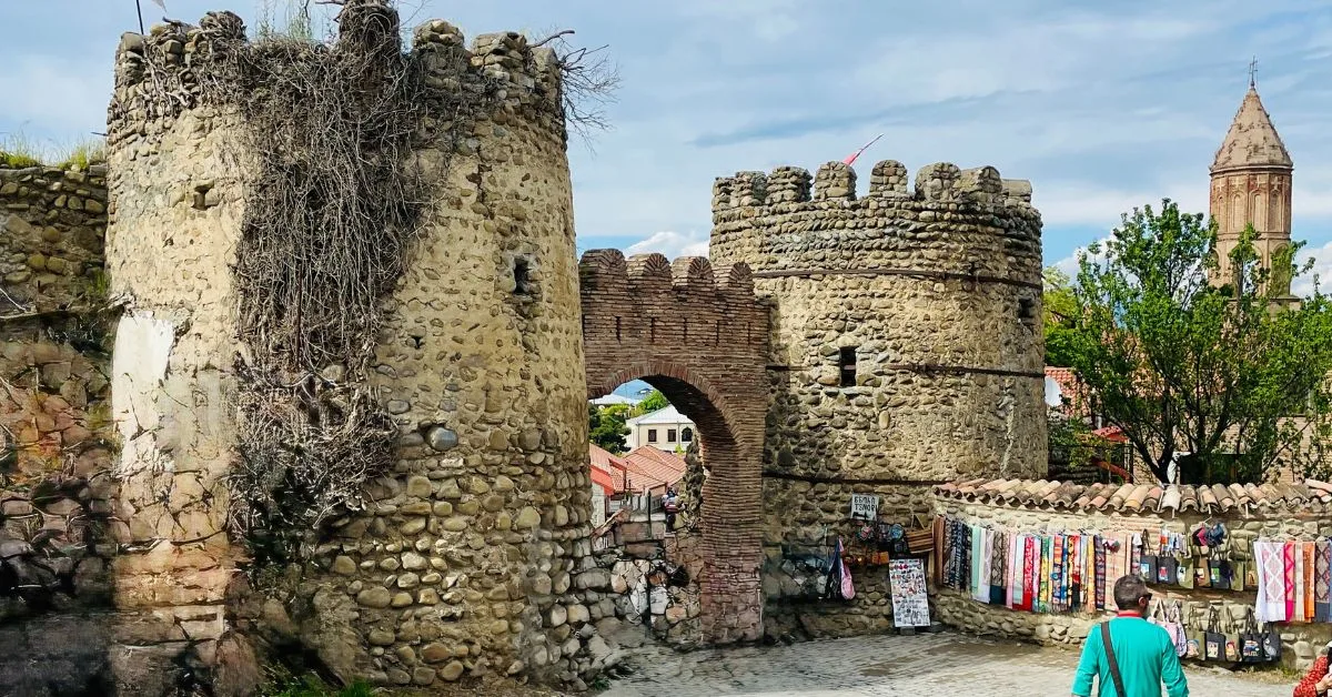 Ancient entrance to Sighnaghi in Kakheti Region.
