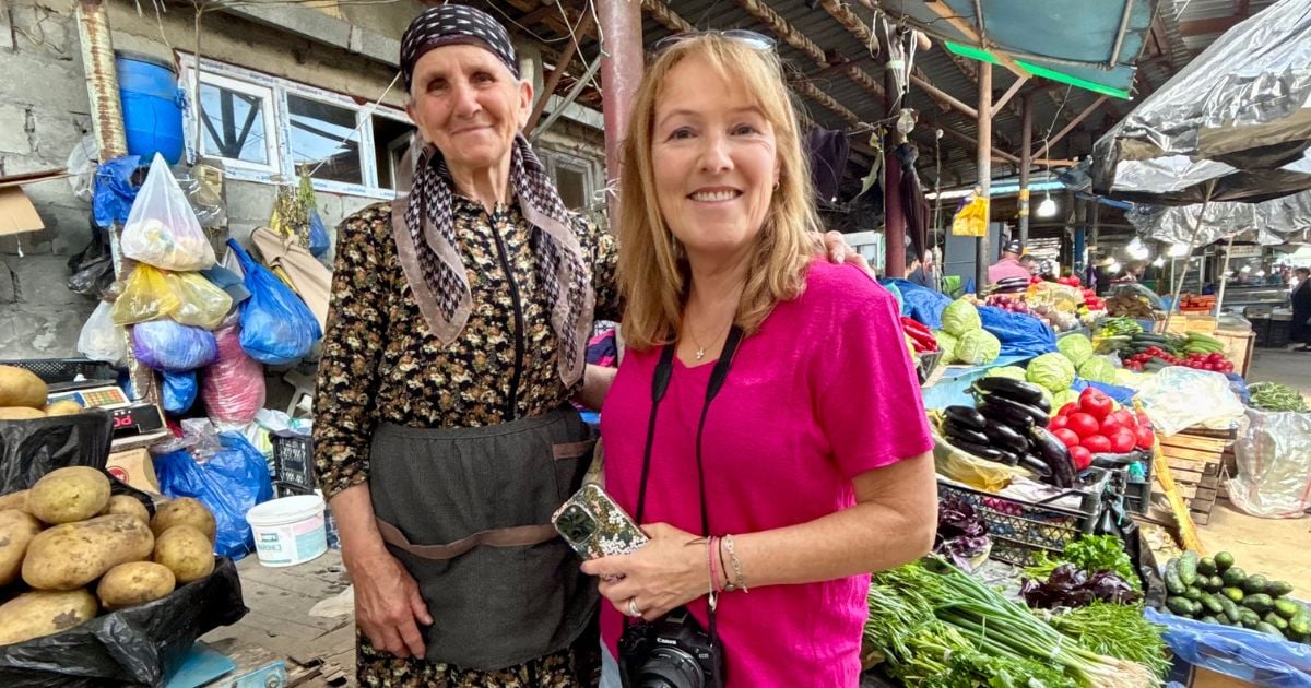 tbilisi market vendors produce