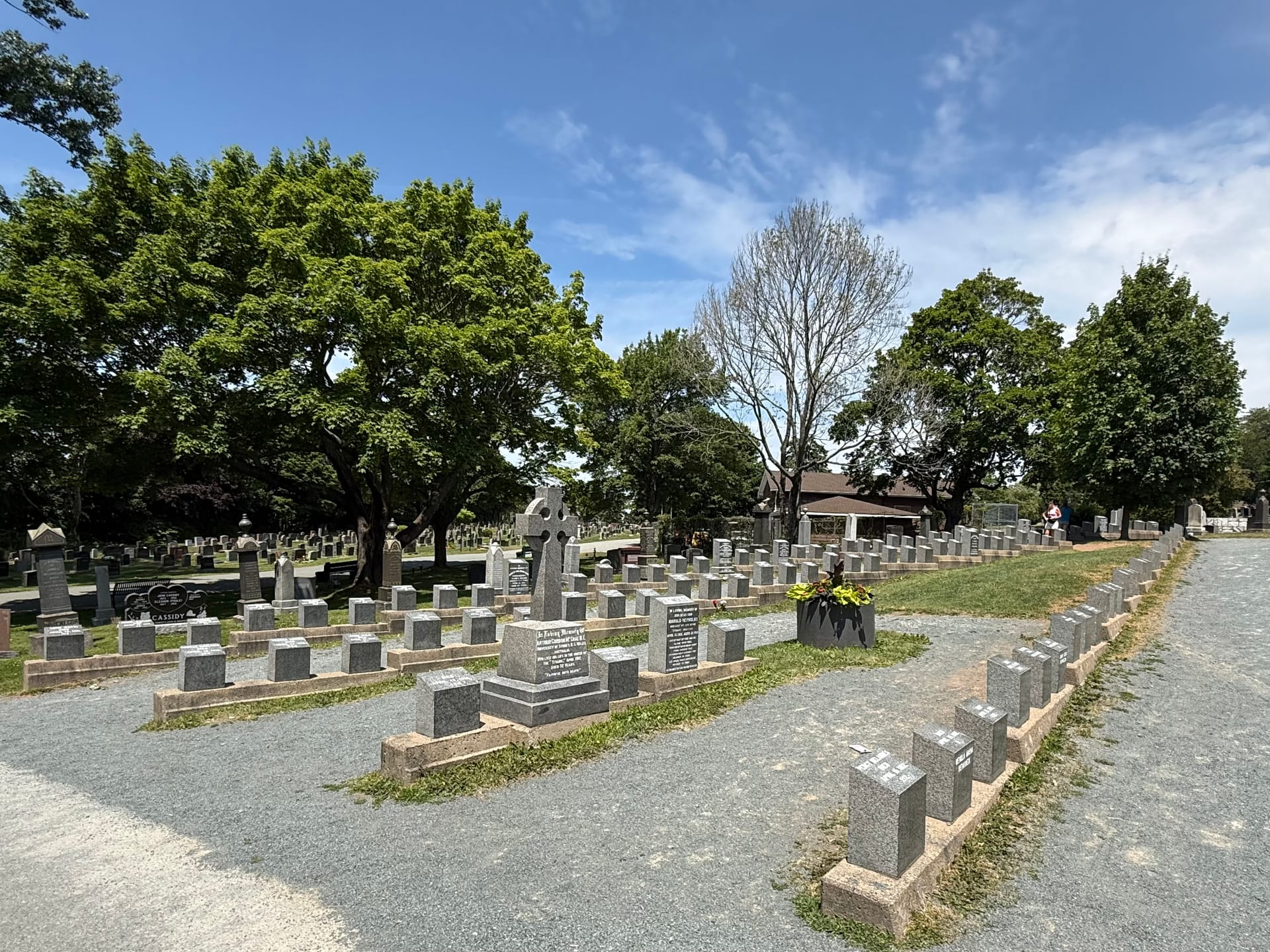 Titanic Graveyard cemetery in Halifax, Nova Scotia