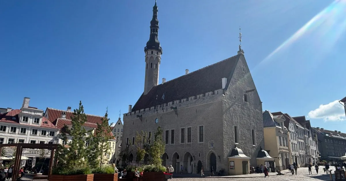 Town Hall building with Bell Tower in Old Town Square
