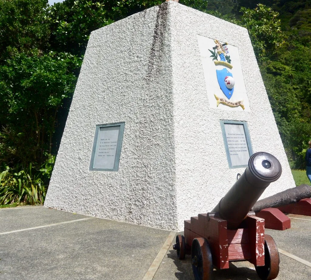 A landing site of Captain Cook, an early visitor and an interesting place to sail to on your tour of amazing New Zealand.
