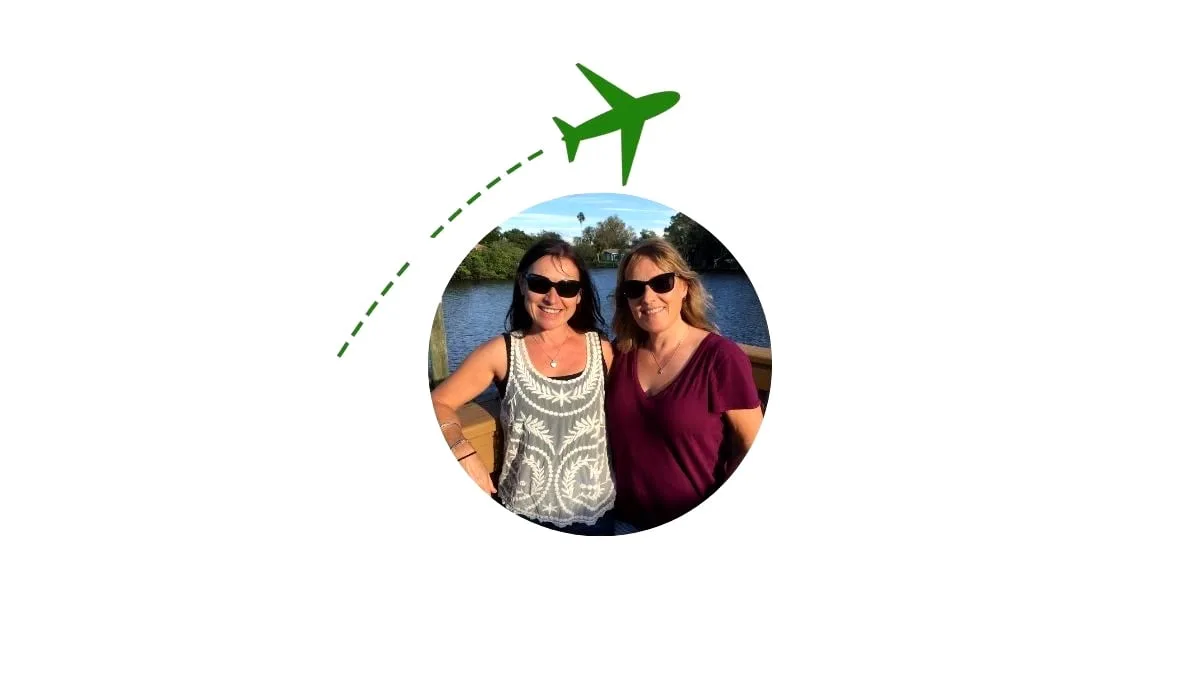 Travel itinerary airplane destination