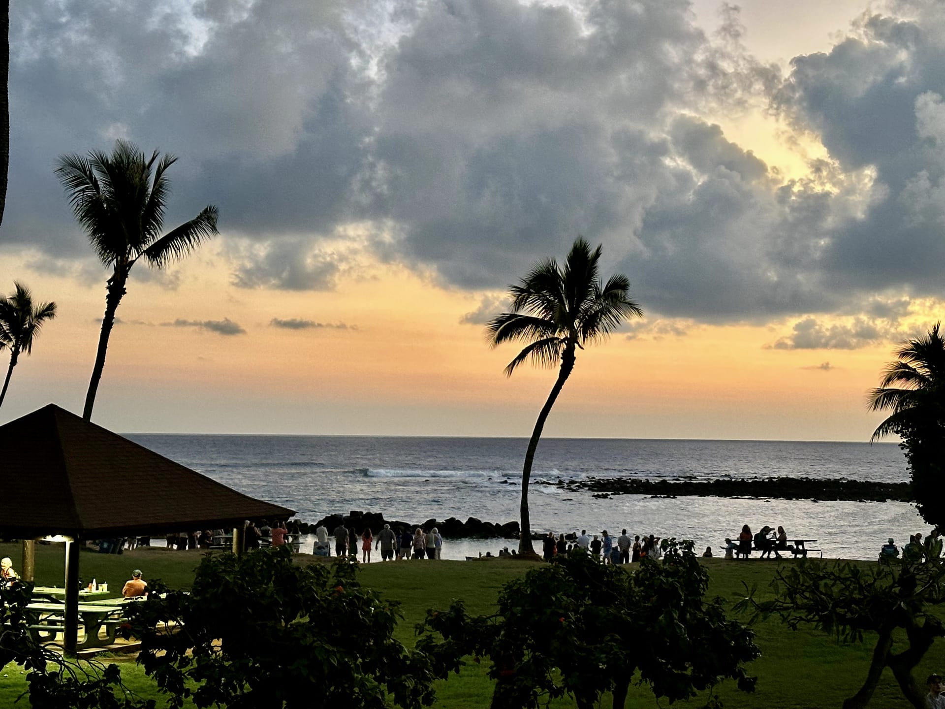 Sunset at Poipu Beach, Kauai