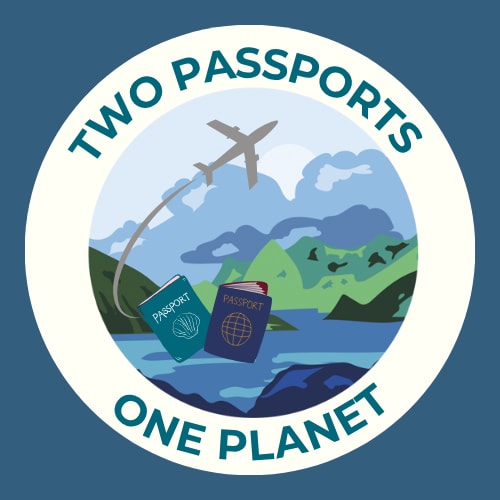 Two Passports One Planet logo
