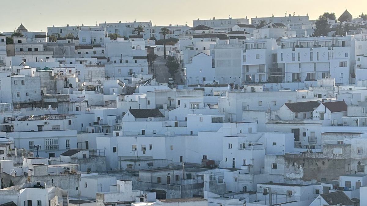 The whitewashed hilltop village of Vejer de la Frontera, Andalusia, Spain