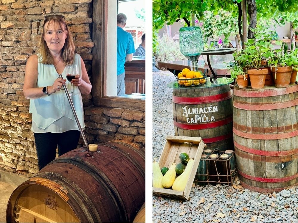 Wine tasting at a family winery in Carmelo, Uruguay