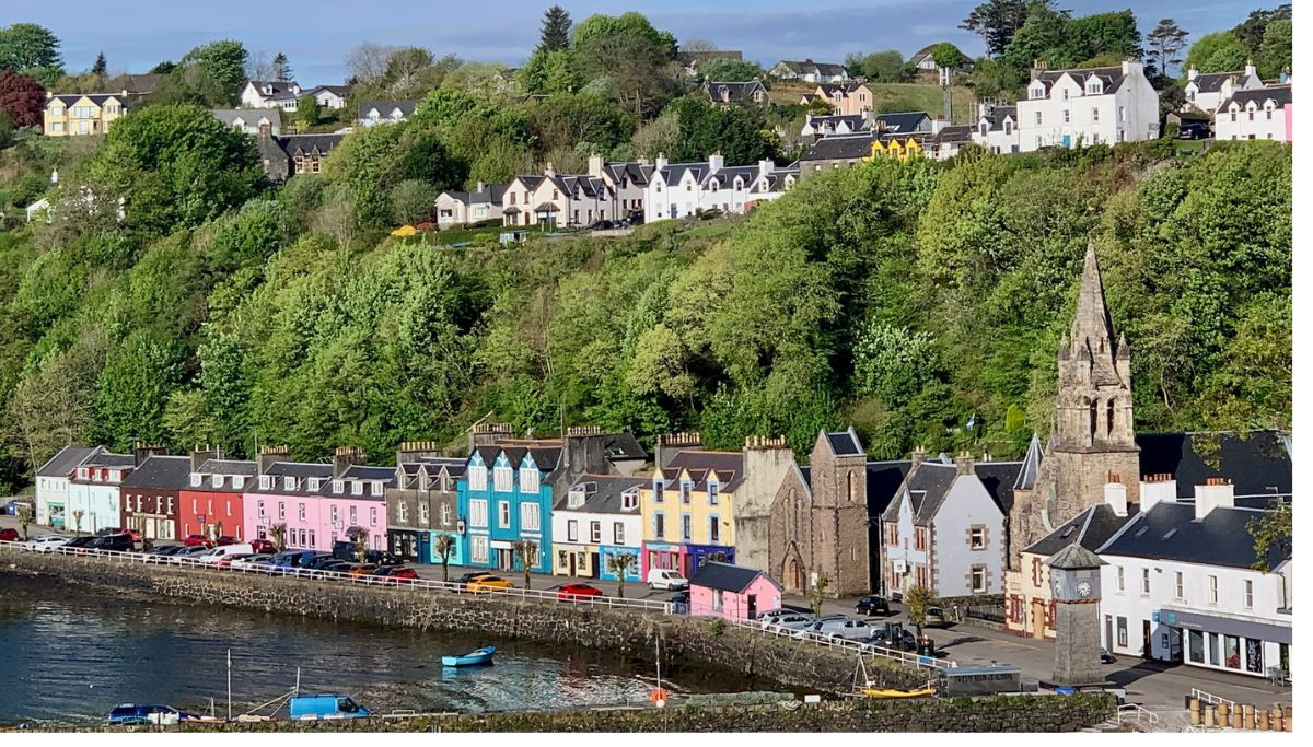 Painted Homes on The Isle of Mull Scotland