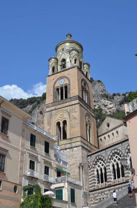A church on the Amalfi Coast in Italy