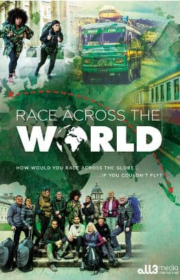 Picture of TV show where contestants travel the world