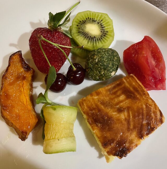 Plate with Georgian Food