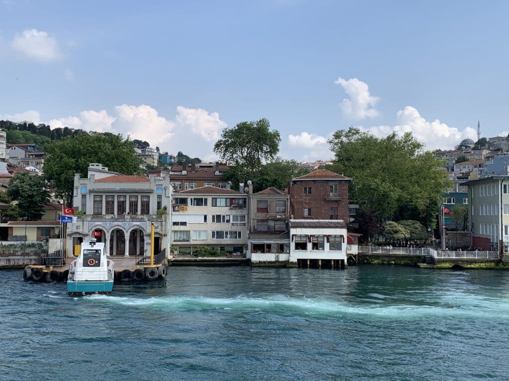 Ferry ports on the Bosphoros in Istanbul
