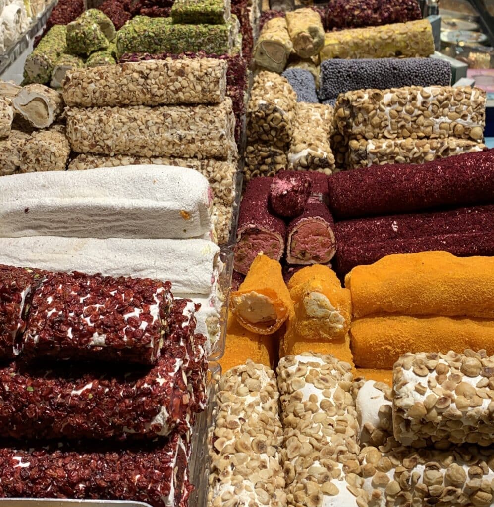 Rolls of Turkish delight