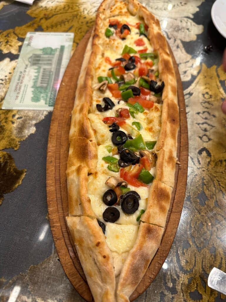 Pizza in Istanbul