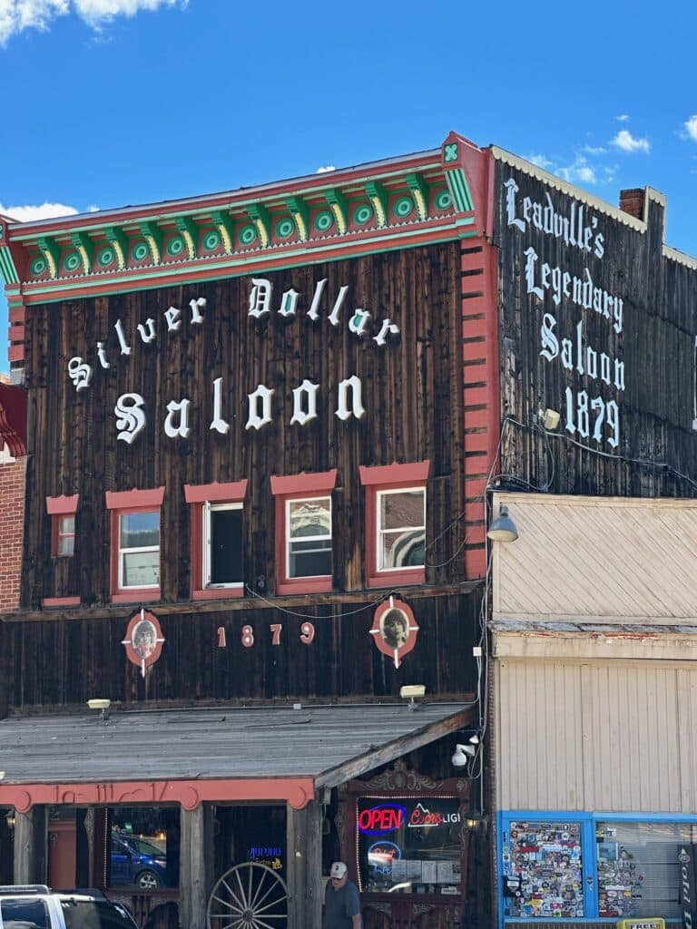 Leadville is the highest town in Colorado and USA and has many buildings from 1800s