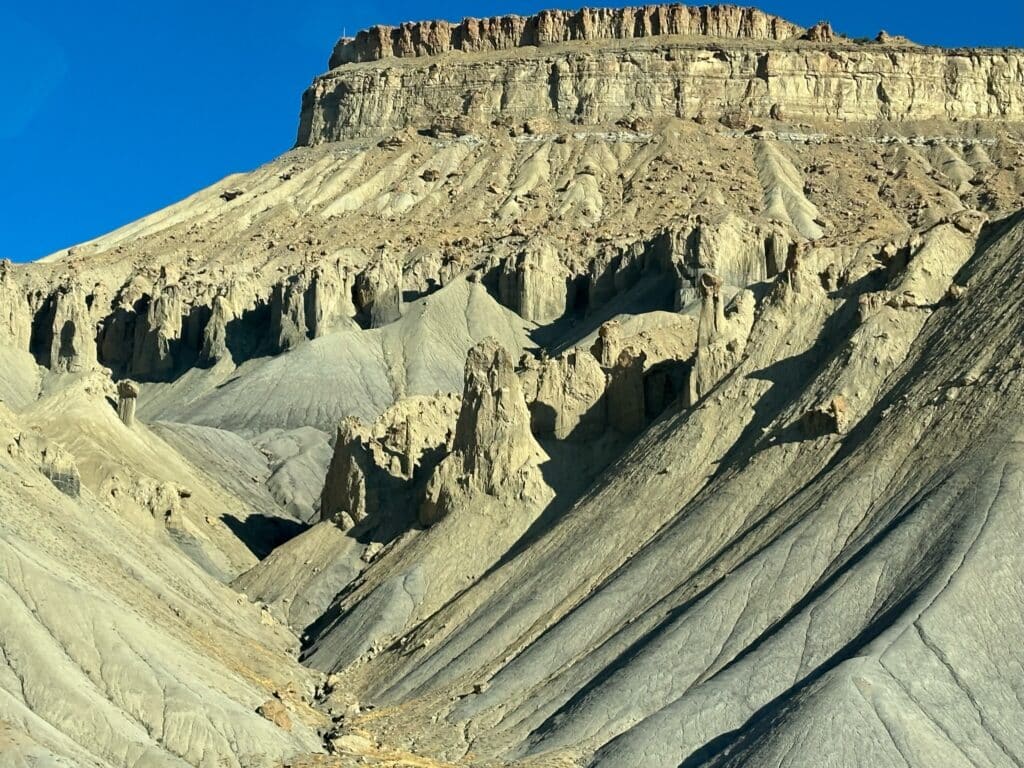Incredible mesa structure surround western Colorado and create stunning landscape in Palisade