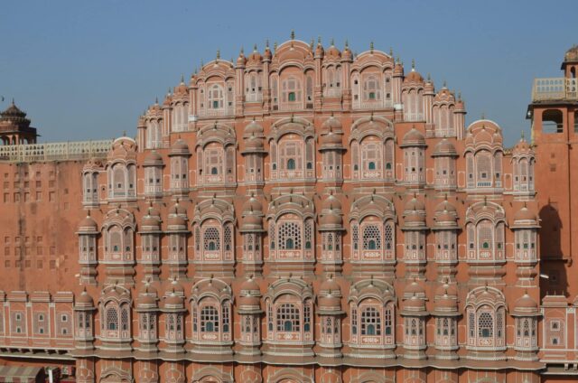 Palace of the winds in Jaipur in Golden Triangle India