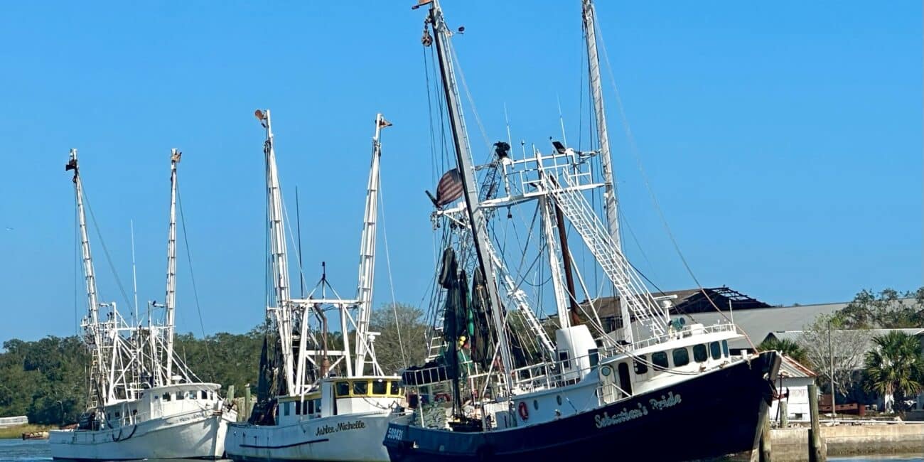 Old Shrimp Vessels are part of Amelia Islandโs small town Florida history