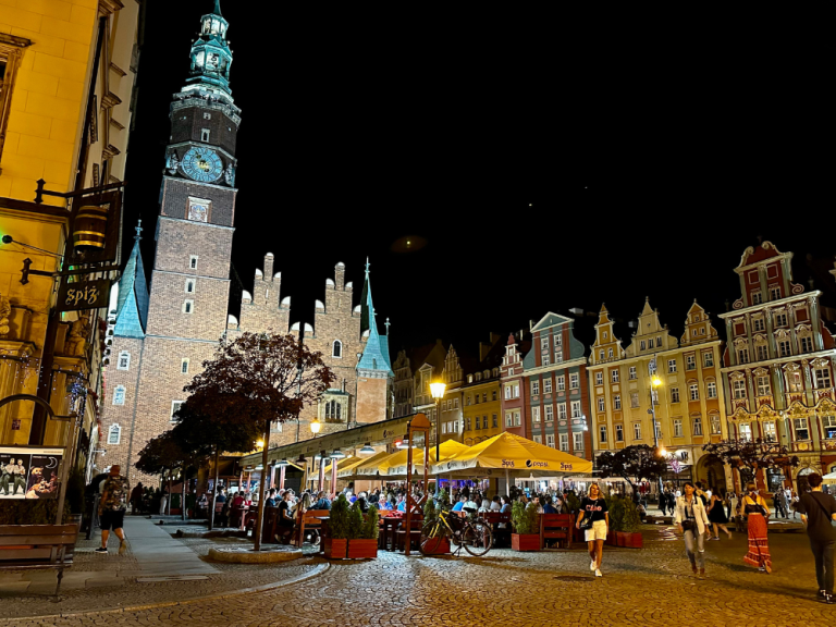 A hidden gem in Poland Wroclaw is architecturally stunning. Often called Poland's Venice, bridges criss cross River Oder making it delight to explore on foot!